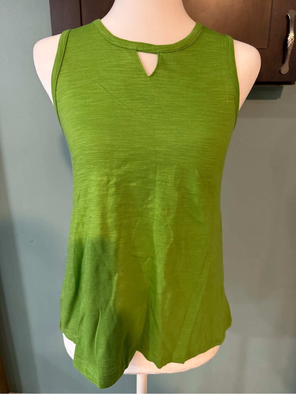 NWT Matilda Jane Lime Green Keyhole Tank Top